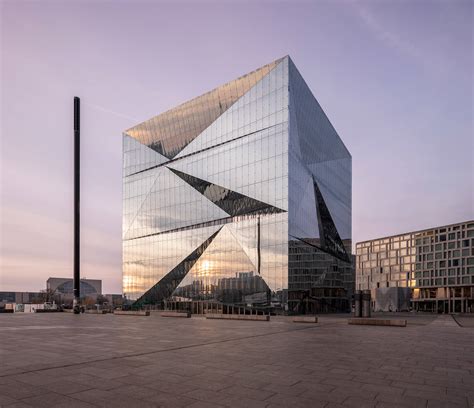 3xn Completes Glass Faceted Cube Berlin Office In Washington Platz Germany