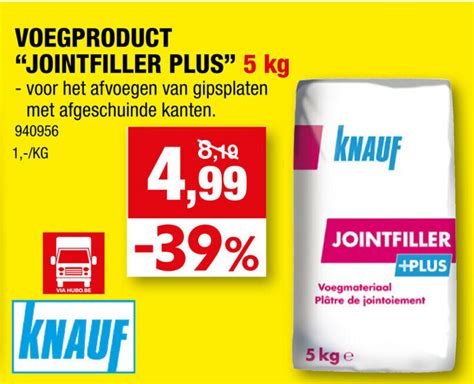 Voegproduct Jointfiller Plus 5kg Promotie Bij Hubo