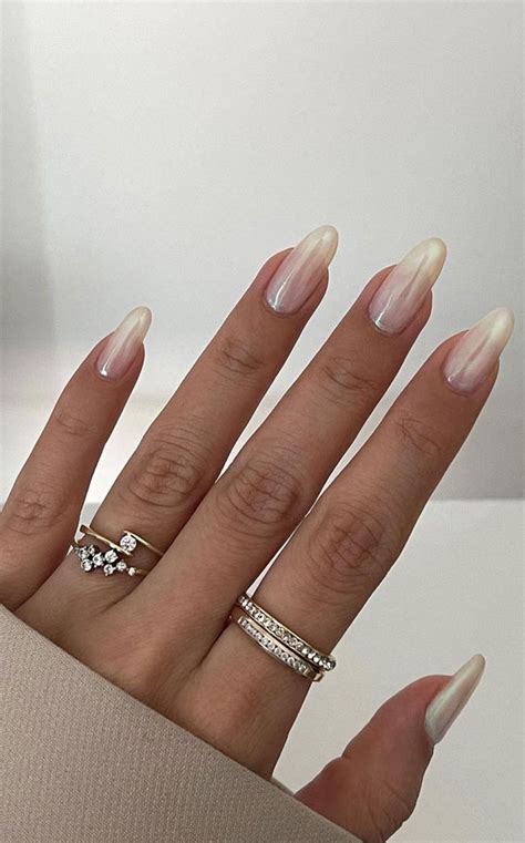 45 Glazed Donut Nails To Try Yourself Sheer Hailey Bieber Vibes 1