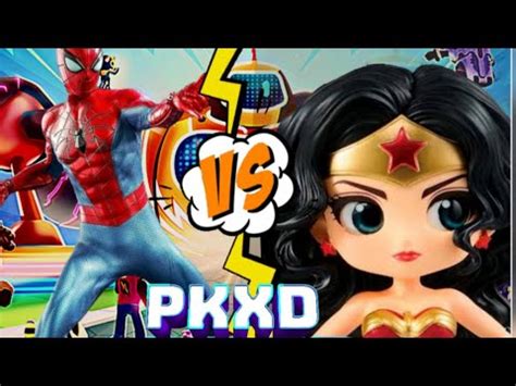 Pk Xd Homem Aranha Vs Mulher Maravilha Youtube