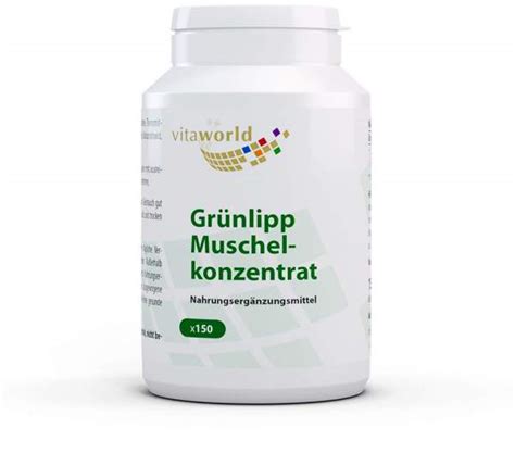 Gruenlipp Muschel Konzentrat 500 Mg Kapseln Kaufen Volksversand