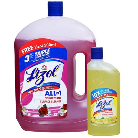 Buy Lizol Disinfectant Surface Cleaner All In Floral Free Lizol