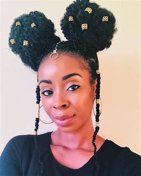 Instagram Blackhairstyles Hair Puff Stylish Hair Curly Hair Styles