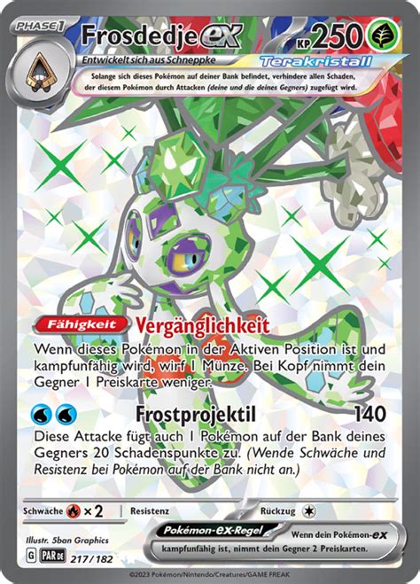 Frosdedje ex 217 182 Wert Bild Künstler Seltenheit Pokemonkarte de