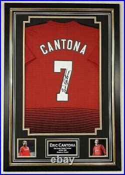 Eric Cantona Of Manchester United Signed Shirt Autographed Jersey AFTAL