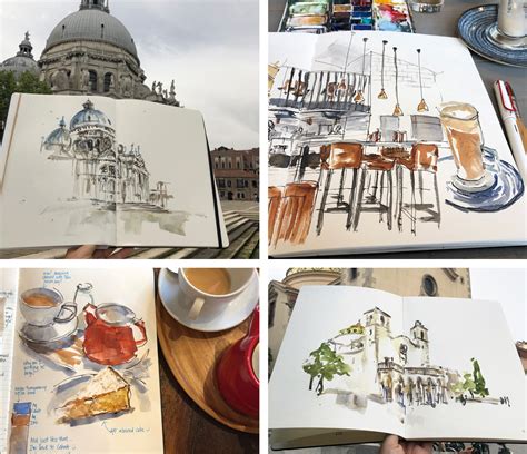 Sketchbook Strategies Part 1 Reviewing 2019 Travel Sketchbooks Liz