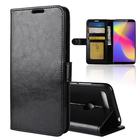 Zte Nubia V Case Smarit Leather Cover Skins Bumper Flip Cover Black