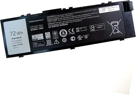 7XINbox 11 1V 97WH FV993 FJJ4W Laptop Battery Compatible With Dell