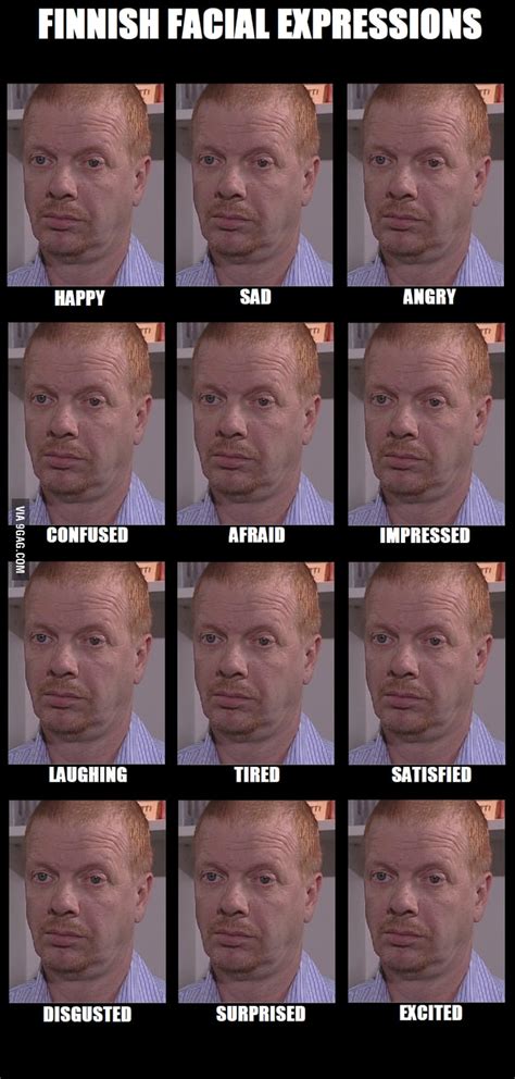 Some Finnish facial expressions - 9GAG