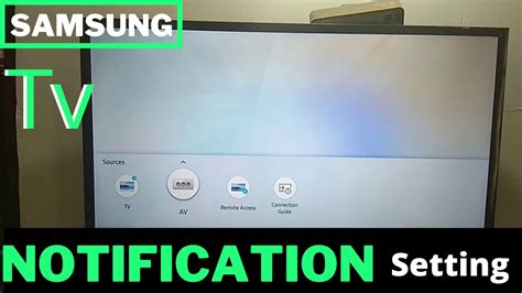 Samsung Tv Notification Settings How To Delete Notification In