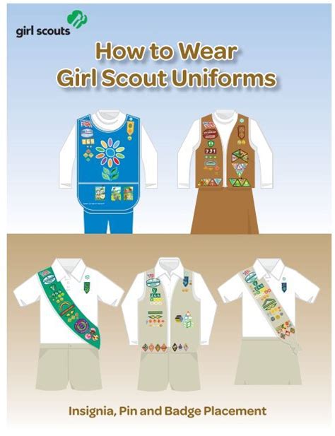 Girl Scout Cadette Sash Diagram - General Wiring Diagram