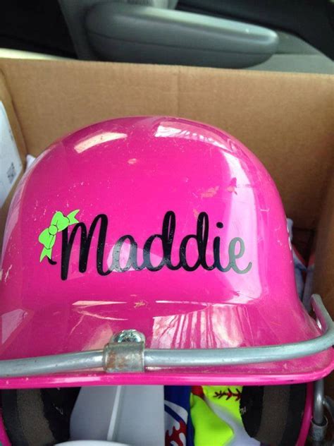 Helmet Decal Name, Softball, Baseball, Tball, All Colors and Sizes ...