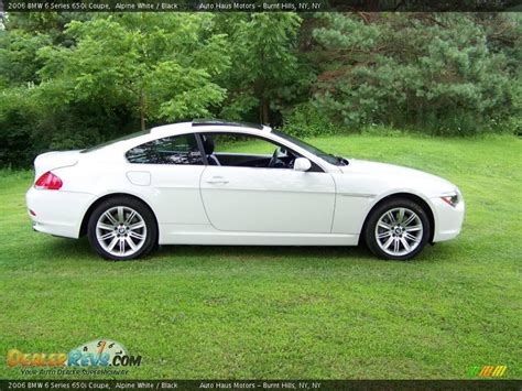 2006 Bmw 6 Series 650i Coupe Alpine White Black Photo 7