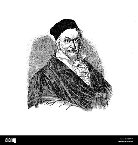 Portrait Of Johann Carl Friedrich Gauss 30 April 1777 23 February