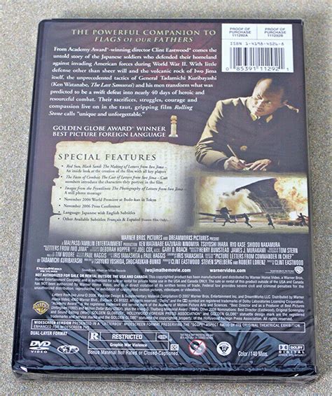 Letters From Iwo Jima Dvd 2007 2 Disc Set Special Edition 85391112921 Ebay