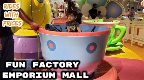 Fun Factory Emporium Mall Lahore Vlog Rides With Prices Youtube