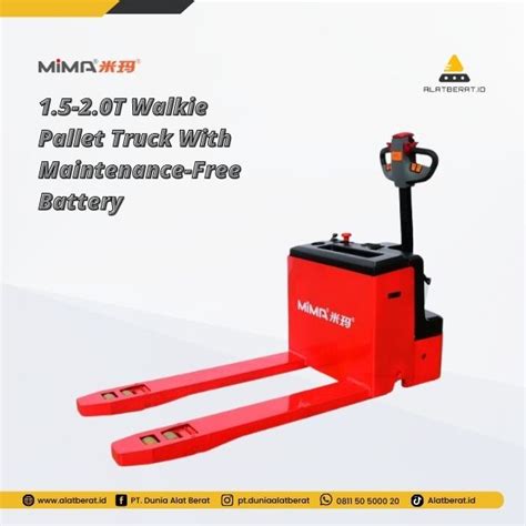 Distributor Alat Berat Mima T Walkie Pallet Truck With