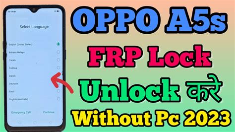 Oppo A S Cph Frp Bypass Android A S Google Account