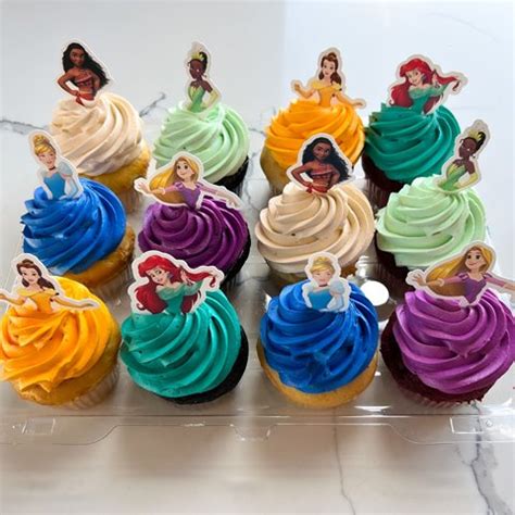 Disney Princess1 Dozen Cupcakes - Oakmont Bakery