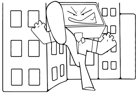 29 Tv Man Coloring Pages