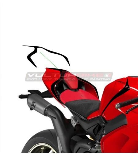 Anpassbare Aufkleber für Schwanz Ducati Panigale V4 2022