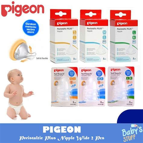 Jual Pigeon Peristaltic Plus Nipple Dot Bayi Di Lapak Babys Stuff