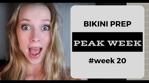 Bikini Prep Peak Week Week Youtube