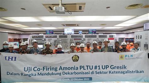 Pln Grup Uji Coba Campuran Amonia Untuk Bahan Bakar Pltu Gresik