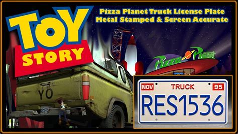 Toy Story Pizza Planet Truck Pixar RES1536 Metal - Etsy