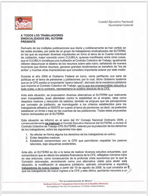 SUTERM NACIONAL On Twitter Comunicado 14 De Abril