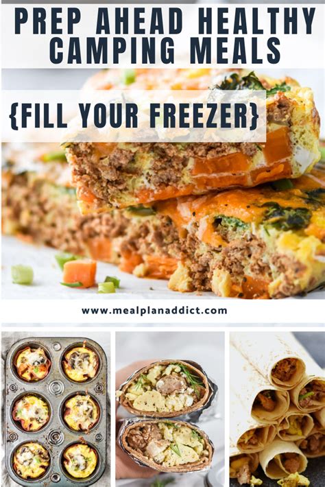 Prep Ahead Healthy Camping Meals {fill Your Freezer} Camping Gerechten