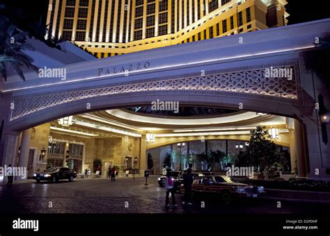 entrance   palazzo hotel  casino  las vegas nevada usa