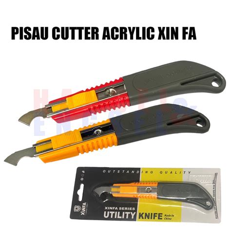 Jual Xinfa Pisau Akrilik Hpl Cutter Acrylic Akrilik Bonus Spare Blade