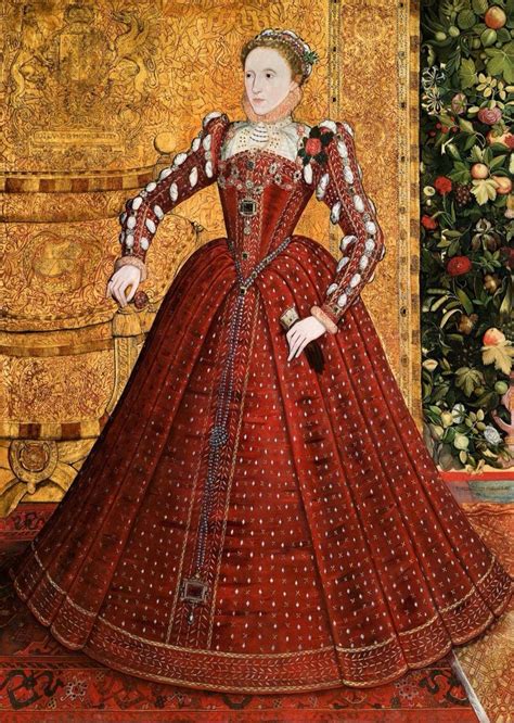 This Is The Earliest Full Body Portrait Of The Virgin Queen