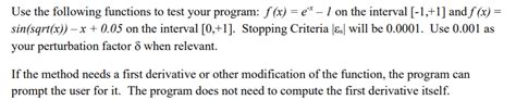 Solved Write A Matlab Code For Bisection Method Please