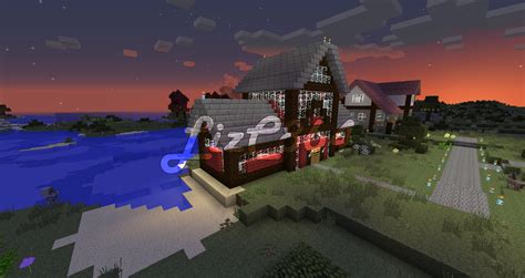 Minecraft Cherry Wood House