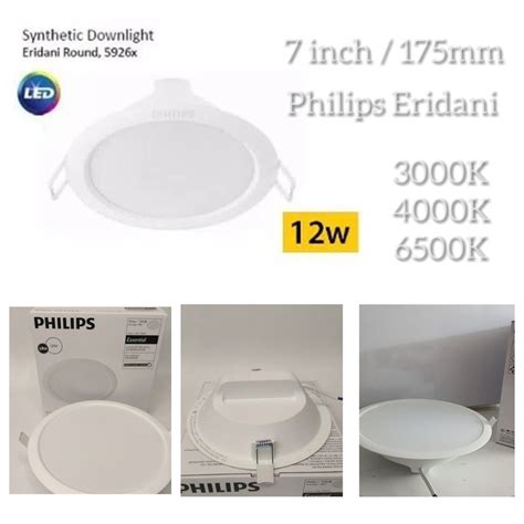 Jual Lampu Led Panel Downlight Philips Eridani Watt Watt W