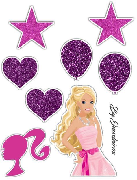 120 Ideas De Toppers Imprimir Sobres Imprimibles Feliz Bolo Barbie