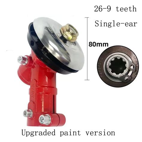 Pc Brush Cutter Trimmer Replace Gear Head Red Gearhead Gearbox Mm