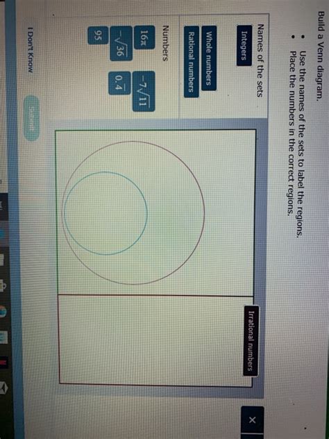 Solved Build A Venn Diagram Use The Names Of The Sets To