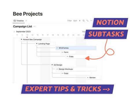 3 Expert Ways To Use Notion Subtasks And How To Create It Focused Bee