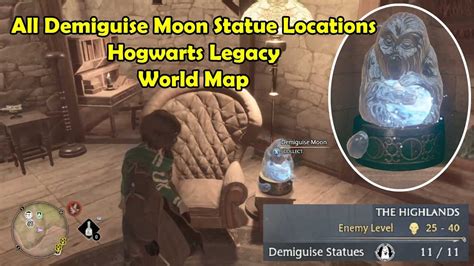 All Highlands Demiguise Moon Statue Location Hogwarts Legacy World