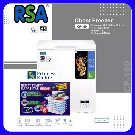 Chest Freezer Box Rsa Cf Lazada Indonesia