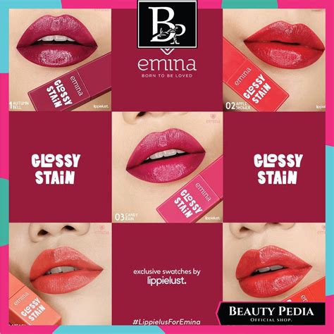 Jual Emina Glossy Stain G Emina Lip Tint Gloss G Shopee Indonesia