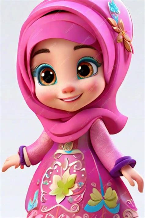 Premium Photo | Islamic animated characters