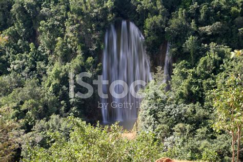 El Limon Waterfall, Dominican Republic Stock Photo | Royalty-Free ...