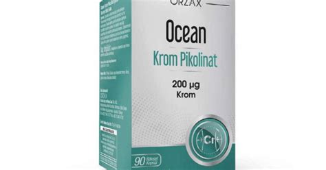 Orzax Ocean Krom Pikolinat Mcg Kaps L