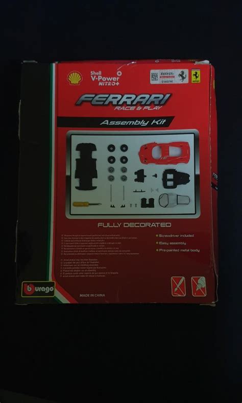 Shell Ferrari Enzo Assembly Kit Hobbies Toys Toys Games On Carousell