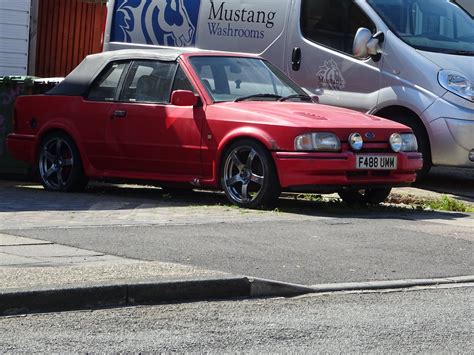 1989 Ford Escort 1 6i Cabriolet East London Plates On SO Flickr