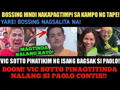 BOOM VIC SOTTO PINATIKIM NG ISANG BAGSAK SI PAOLO BOSSING HINDI